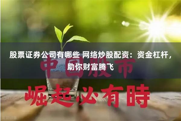 股票证券公司有哪些 网络炒股配资：资金杠杆，助你财富腾飞